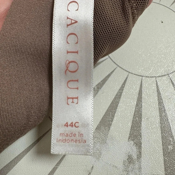 Cacique Women’s‎ Lightly Lined Balconette Size 44C Tan - Picture 5 of 7